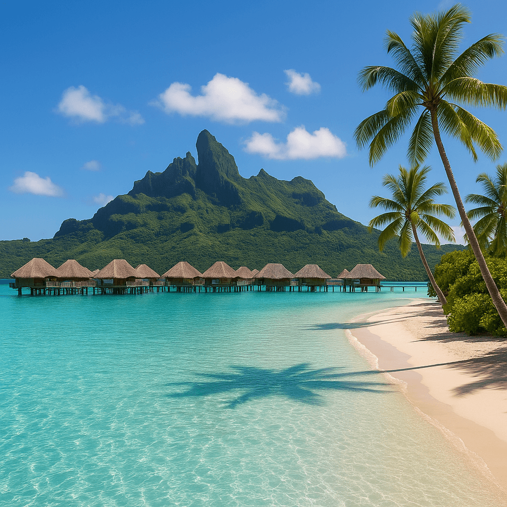 Spiaggia a Bora Bora