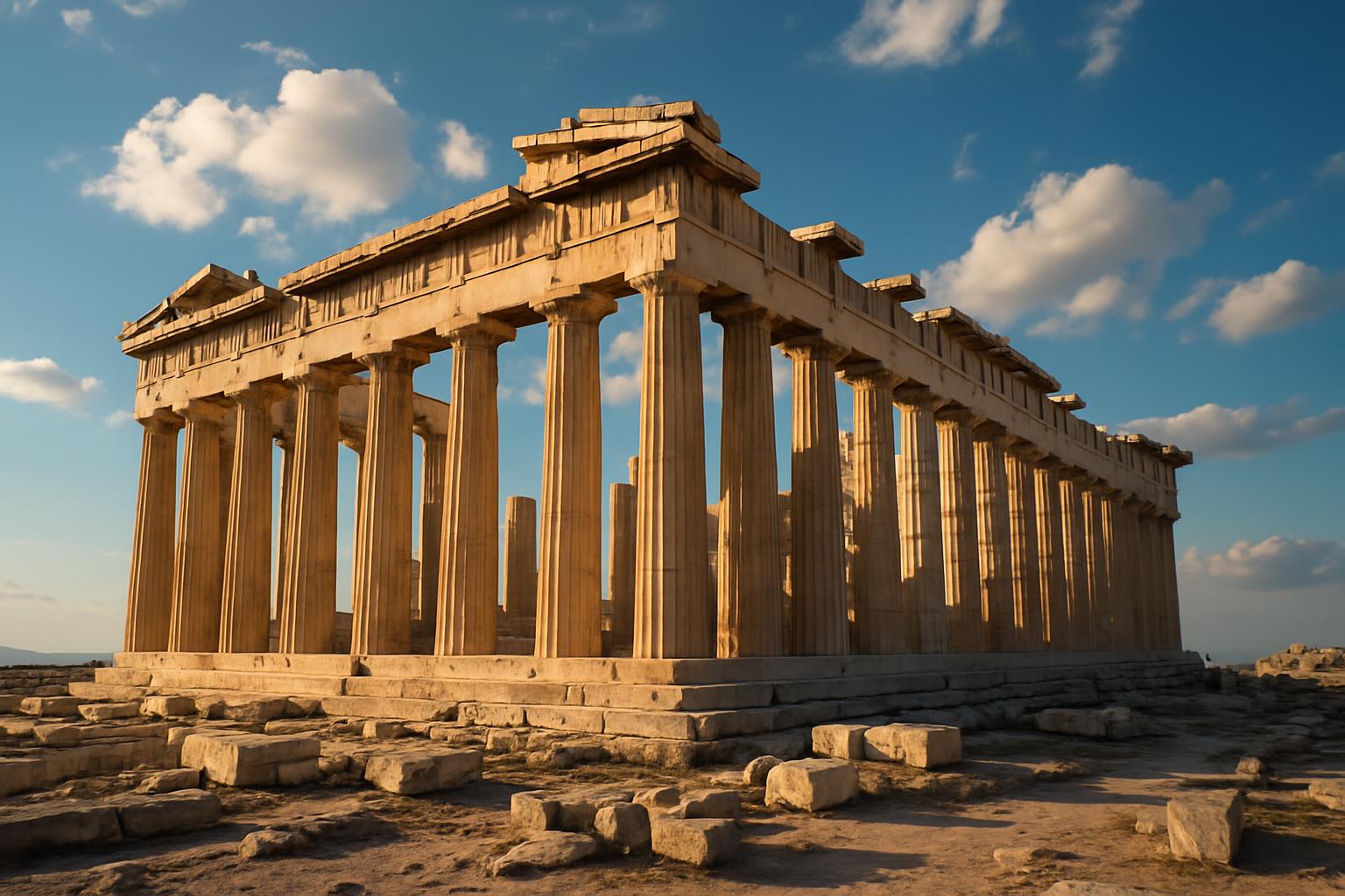 Partenone sull'Acropoli di Atene