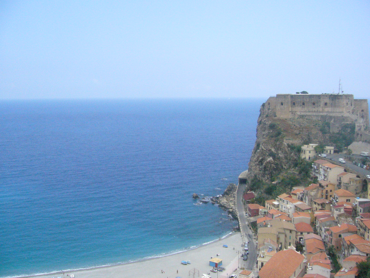 Panorama dall'alto di Scilla