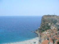 Panorama dall'alto di Scilla